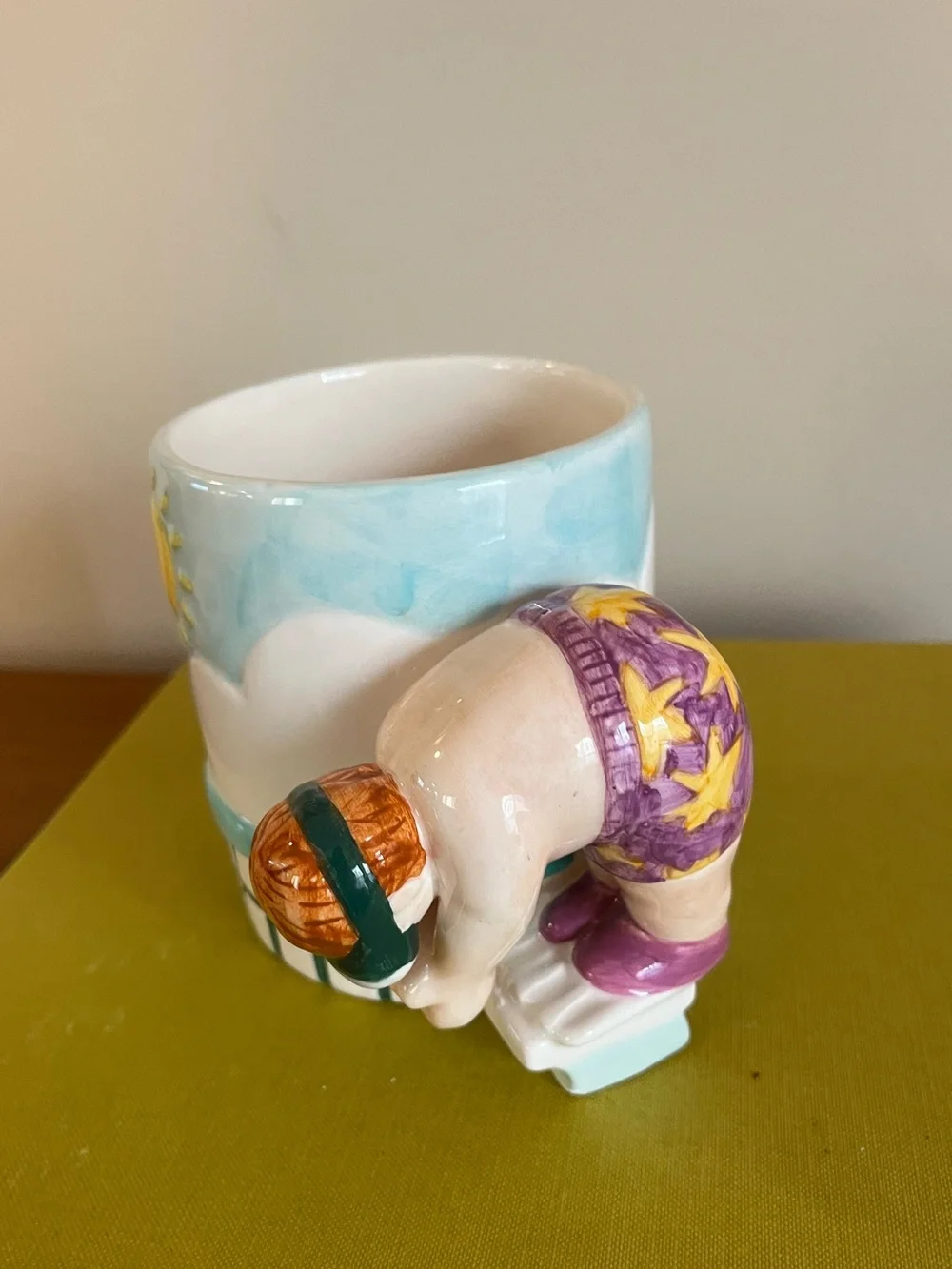 Lotus Ceramics Swimming Pool Diver Mug